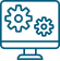 Security operations center (SOC) analyst icon