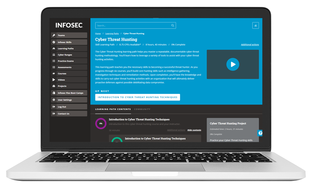 Infosec Skills Cyber Threat Hunting Learning Path by Marc Quibell