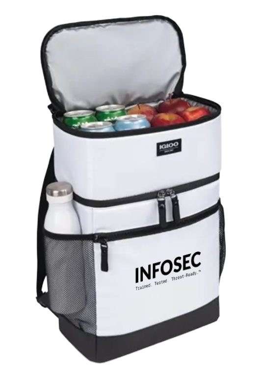 Infosec backpack promotional image