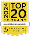 2024 Training Industry Top 20 Online Learning Library